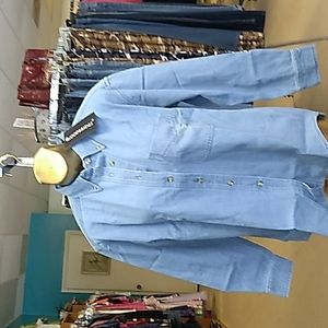 woodbridge Medium Blue Long Sleeve